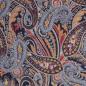 Preview: Viskose Borkencrepe mit Lurex Paisley